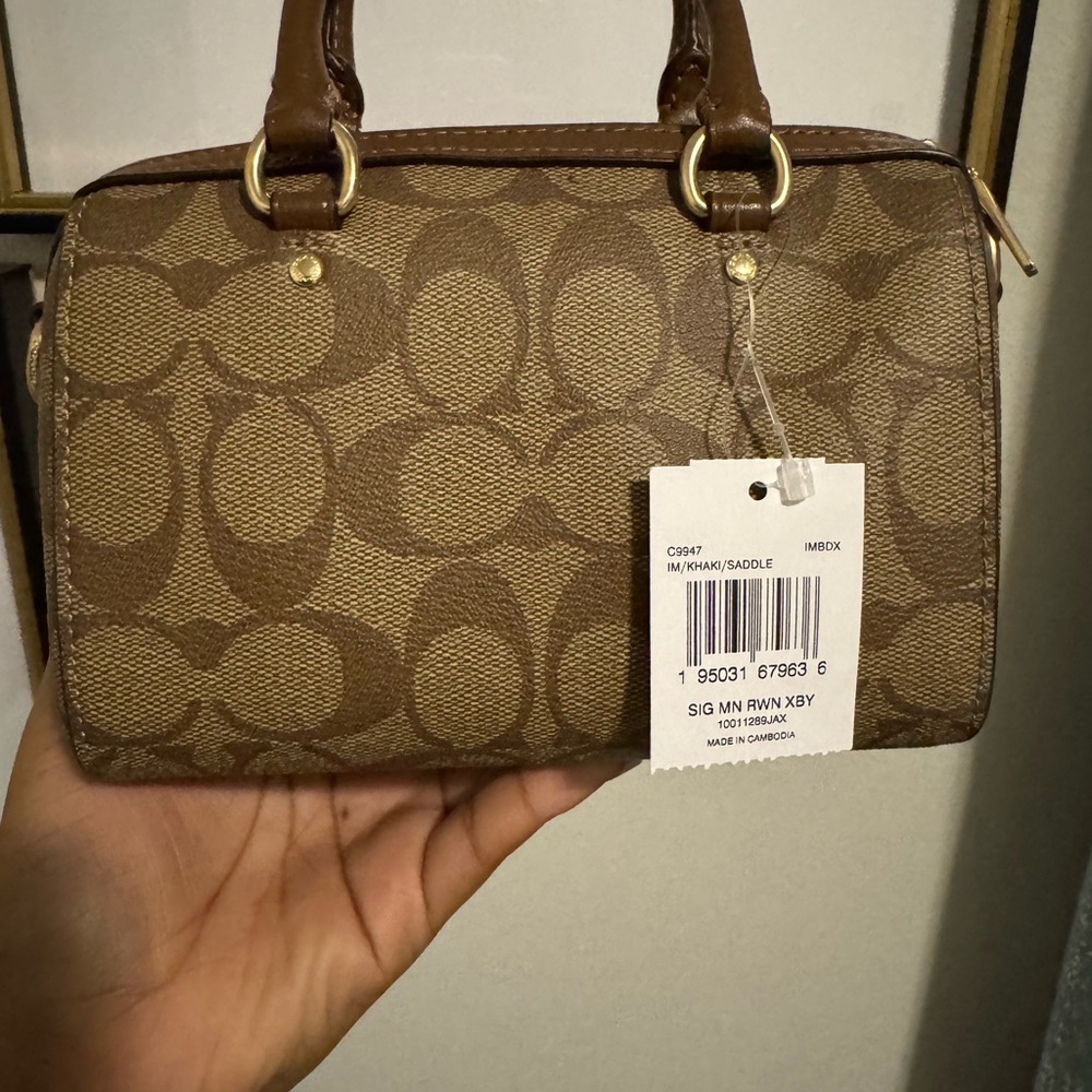 Signature Brown Handbag Coach